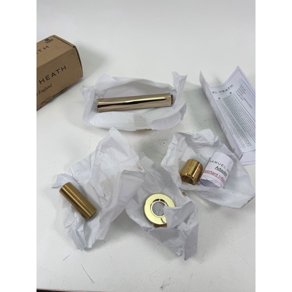 Samuel Heath T2069-A-AG 1/2" Ceiling Tube for Showerhead Antique Gold